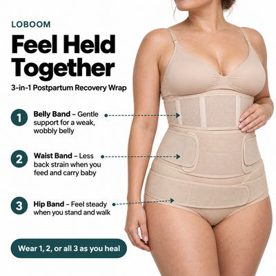 Loboom™ 3-in-1 Postpartum Recovery Wrap