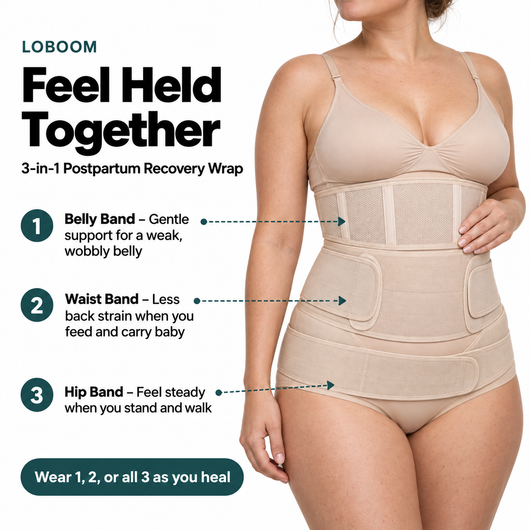 Loboom™ 3-in-1 Postpartum Recovery Wrap